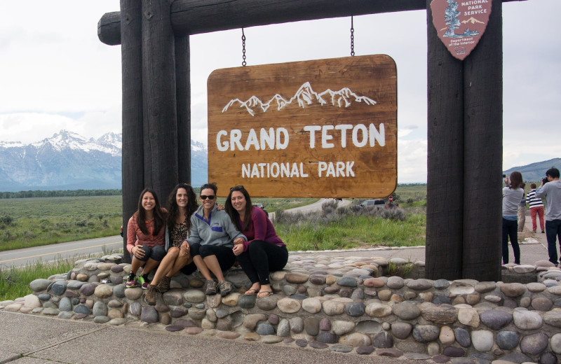 Park near Teton Springs Lodge.