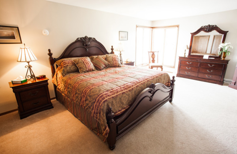 Guest room at Pine Grove Resort.