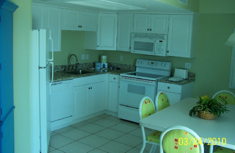 Suite Kitchen at Coconut Palms Beach Resort 