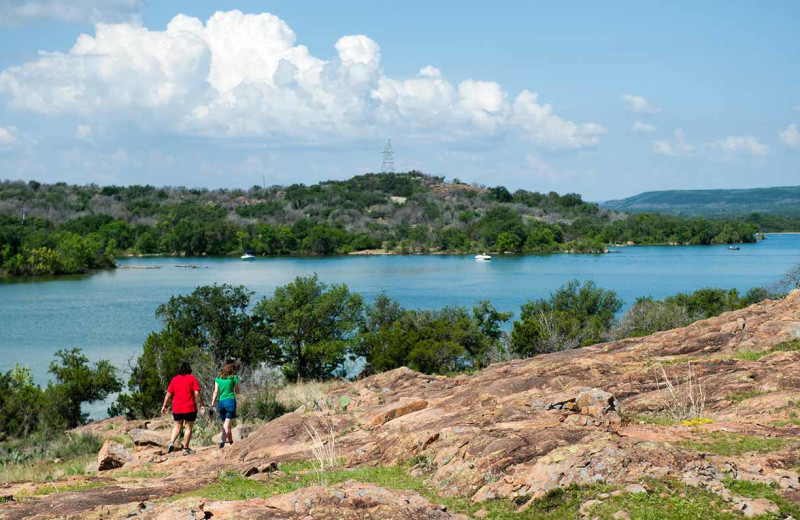 Lake at Inks Lake State Park.