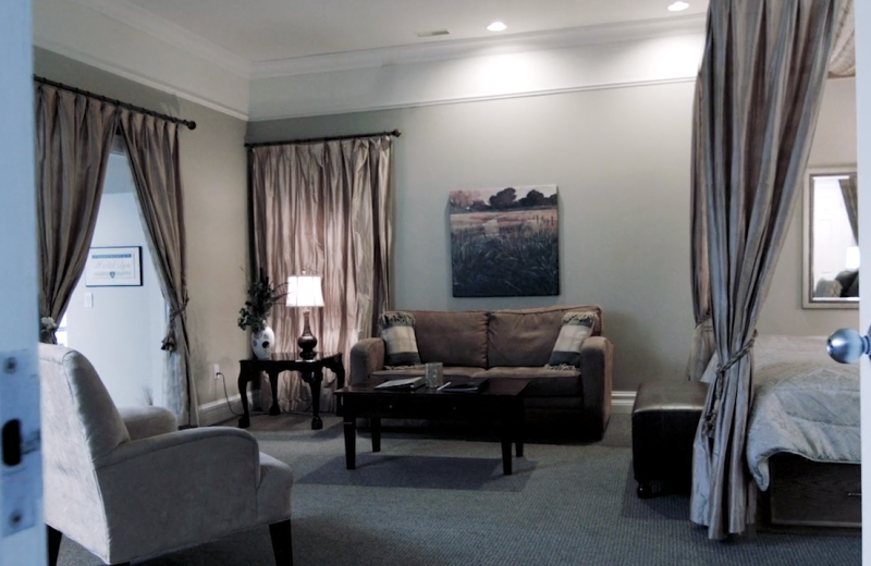 Guest room at Sawmill Creek Golf Resort & Spa.