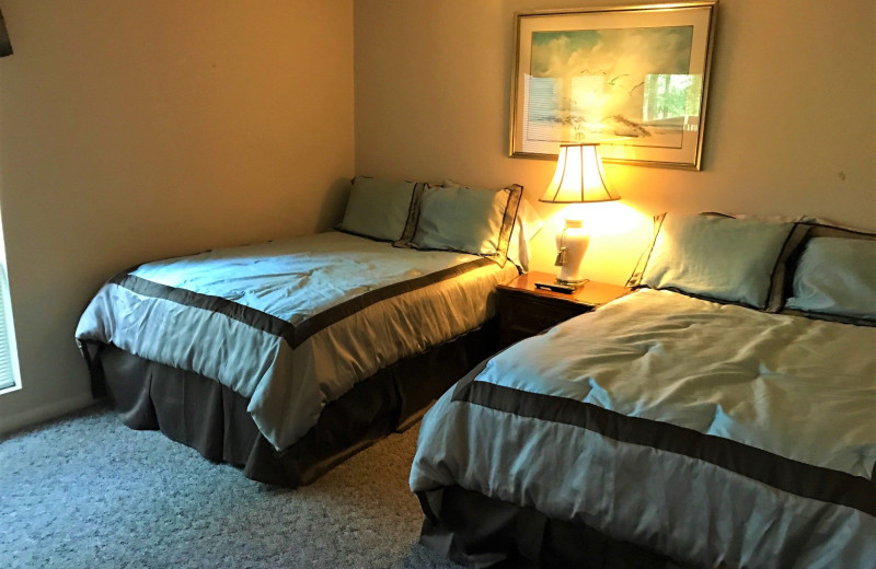 Rental bedroom at Sandhills Rentals.