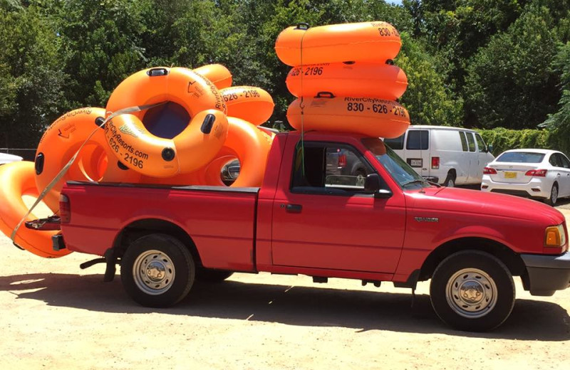 River tubing at River City Resorts.