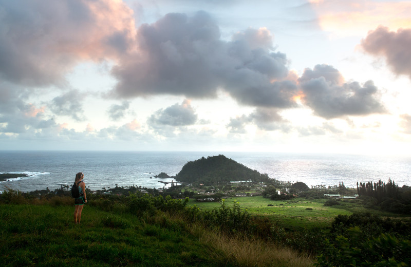 Island view at Travaasa Hana.