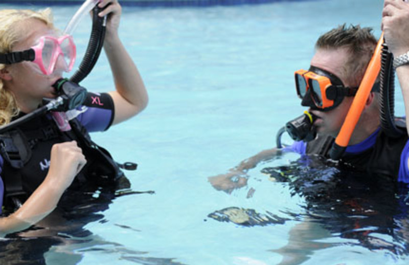 Snorkeling at Holiday Inn Resort Grand Cayman Hotel.