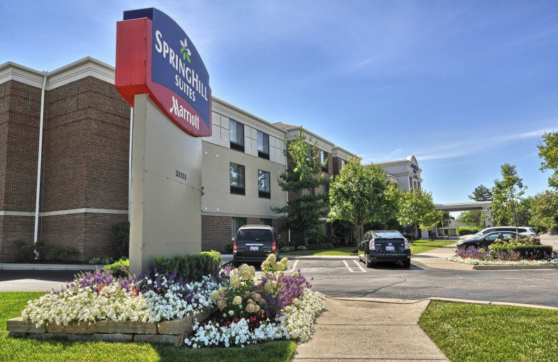 Exterior view of SpringHill Suites Detroit Southfield.