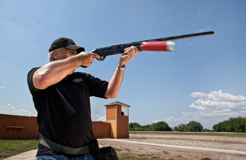 Shooting practice at Westgate River Ranch Resort & Rodeo.