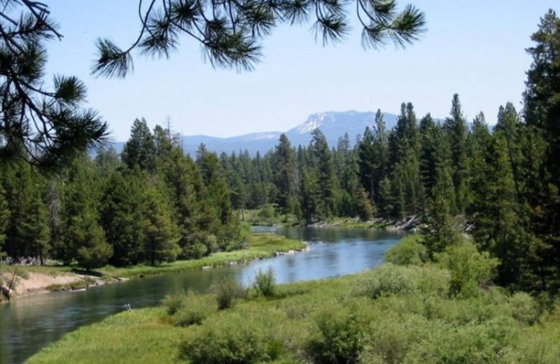 Lake view at Vacasa Rentals Sunriver.