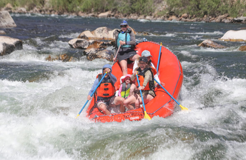 Rafting at May Family Ranch.