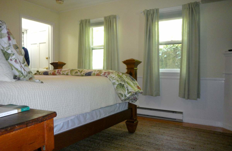 Guest room at Birchwood Inn.