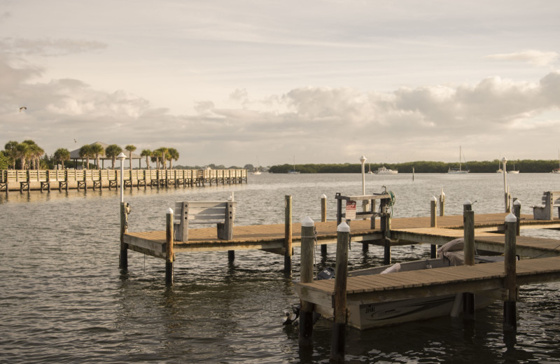 Docks at Englewood Beach & Yacht Club.