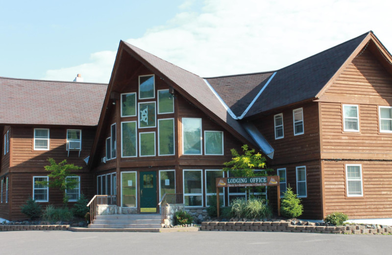 Exterior view of Big Powderhorn Lodging.