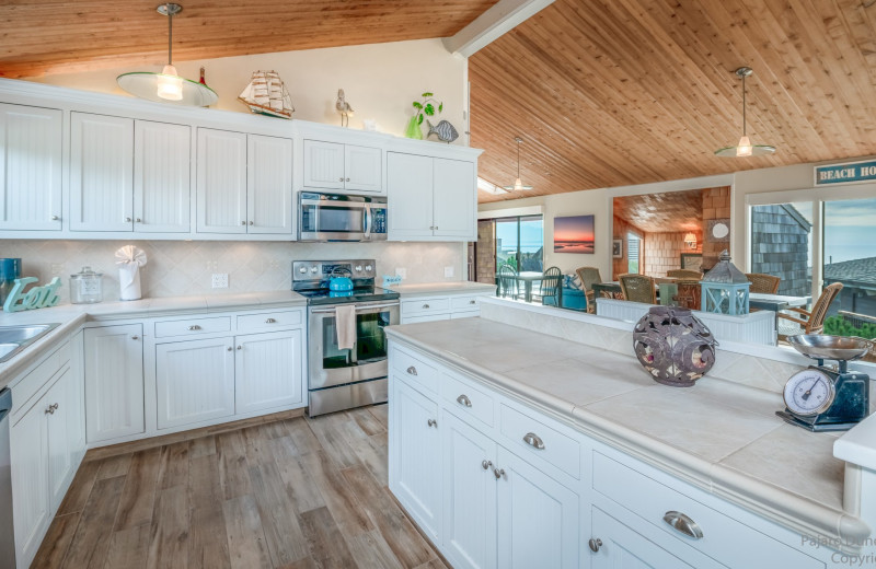 Rental kitchen at Pajaro Dunes Resort.