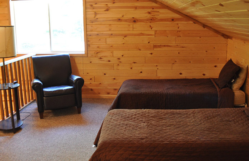 Cabin loft at Lake Shore Summer Breeze LLC.