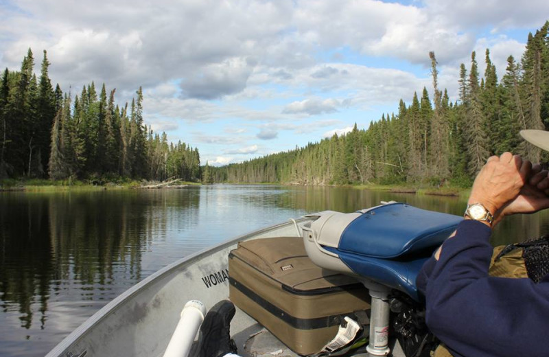 Fishing at Woman River Camp