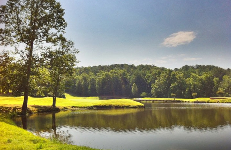 Golf course at Valhalla Resort Hotel.