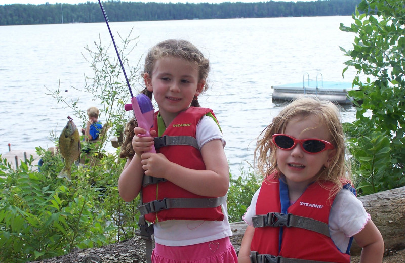 Fishing at Fremont's Point Resort.