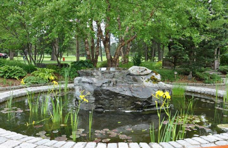 Garden view at Lake Morey Resort.