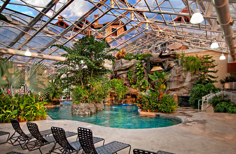 Indoor pool at Crystal Springs Resort.