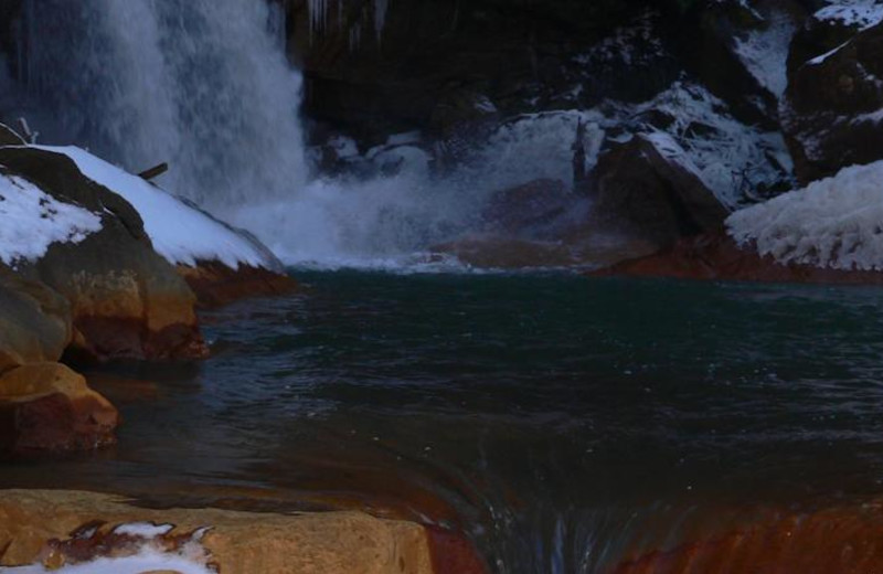 Waterfall near Windwood Fly-In Resort.
