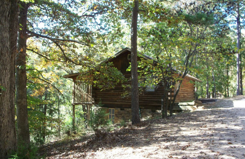 Cabin Exterior at Red Bud Valley Resort 