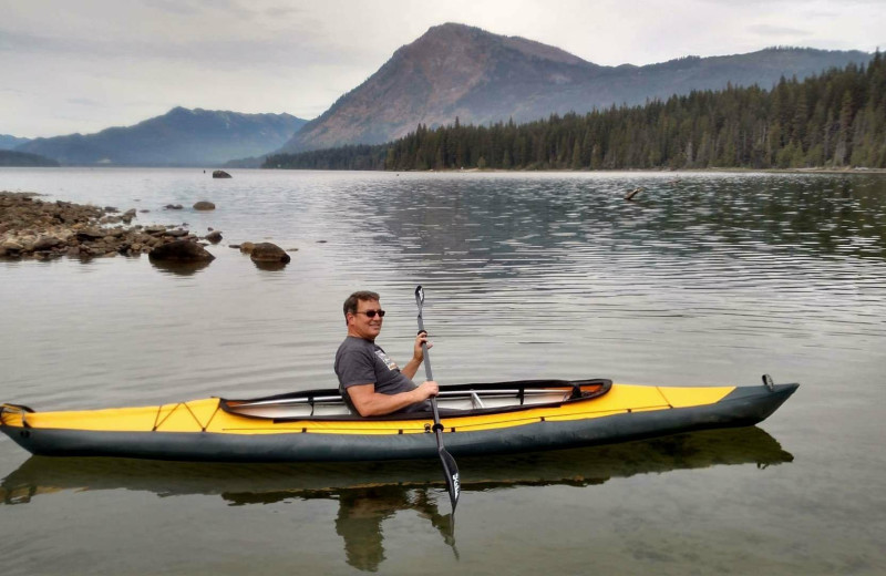 Kayaking at Natapoc Lodging.