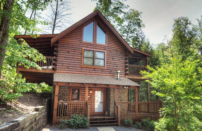 Cabin exterior at Eagles Ridge Resort.