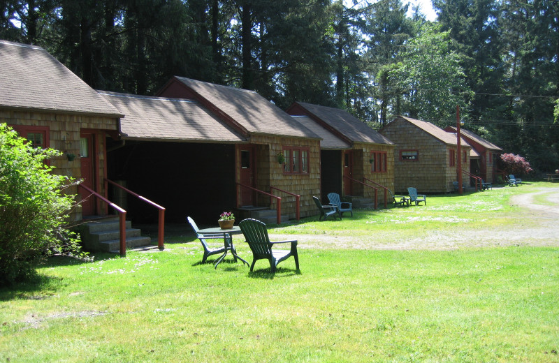 Exterior view of Shakti Cove Cottages.