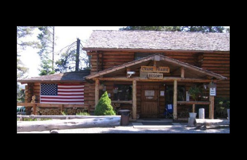 Exterior view of Crane Prairie Resort & Rv Park.