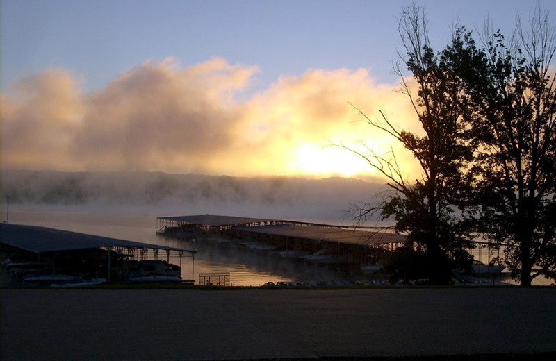 Sunset at Fourwinds Resort & Marina.