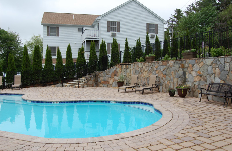 Outdoor pool at Sea Rose Suites.