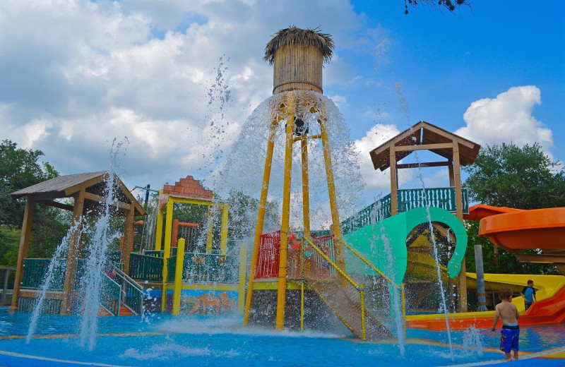 Water park at Yogi Bear's Jellystone Park™ Camp-Resort Hill Country.