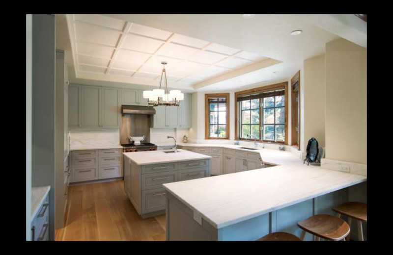 Guest kitchen at Chateau Beaver Creek.