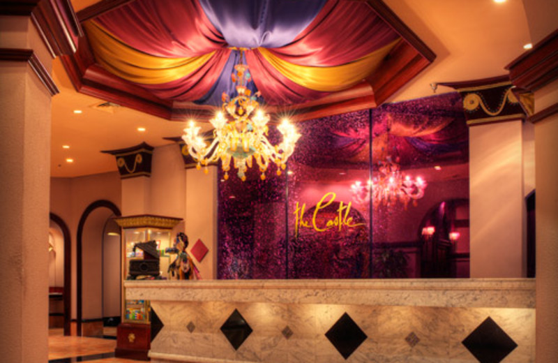 Front desk at The Castle Orlando.