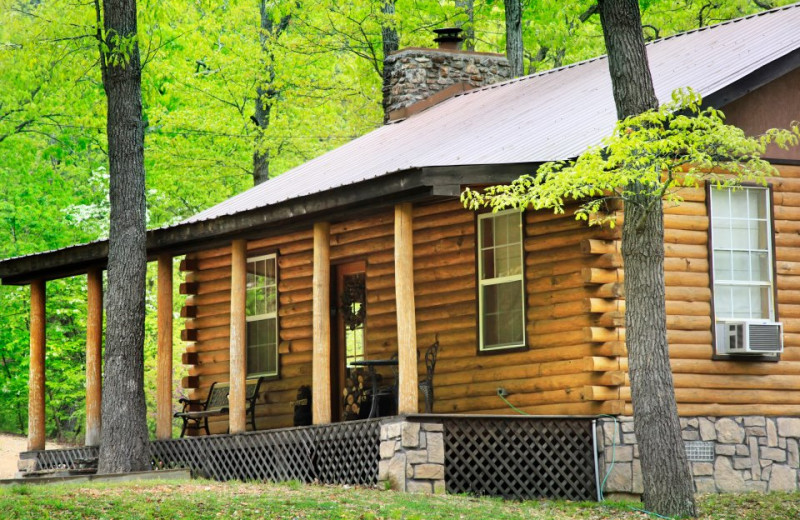 Cabin Exterior at Hidden Hollow Cabins