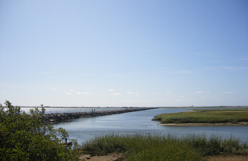 Beach near Candleberry Inn.