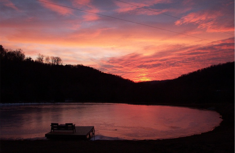 View from the lodge front porch