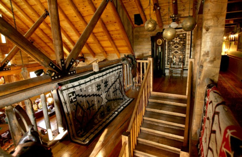 Lodge interior at The Lodge at Red River Ranch.
