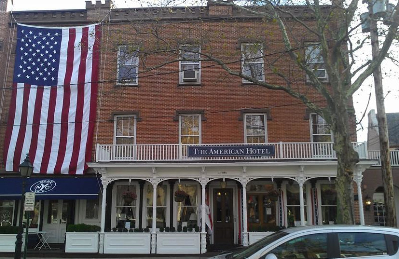 Exterior view of American Hotel.