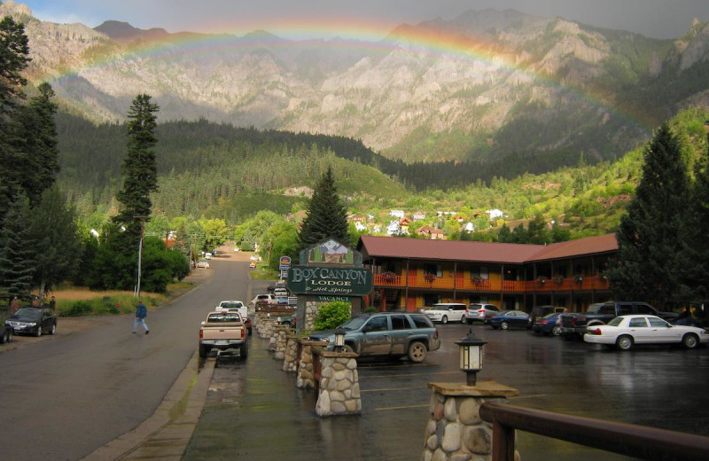 Exterior view of Box Canyon Lodge & Hot Springs.