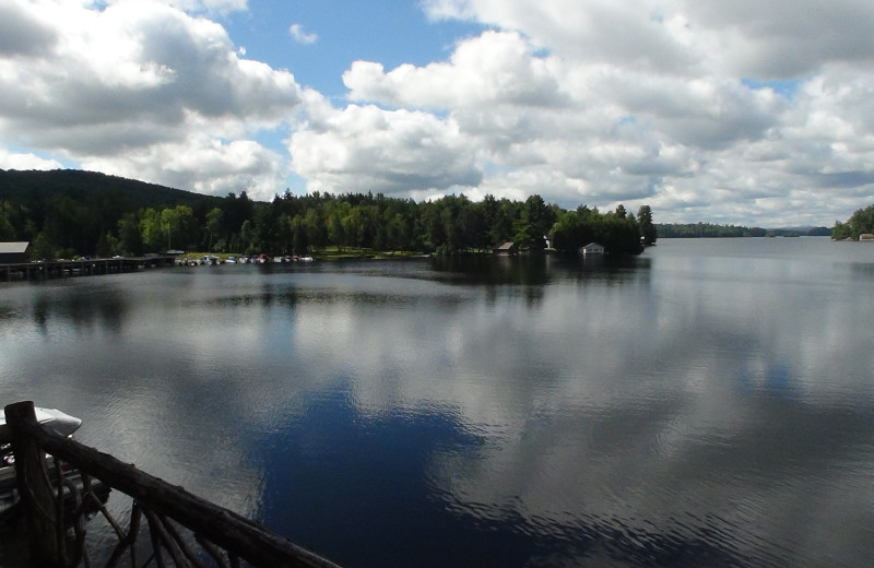 Lake view at Ampersand Bay Resort & Boat Club.