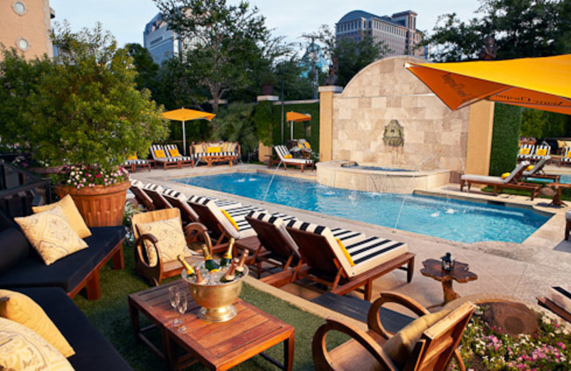 Outdoor pool at Z Resorts.