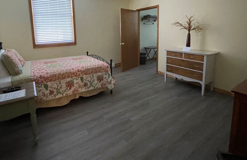 Guest room at The Inn at Lackawaxen.