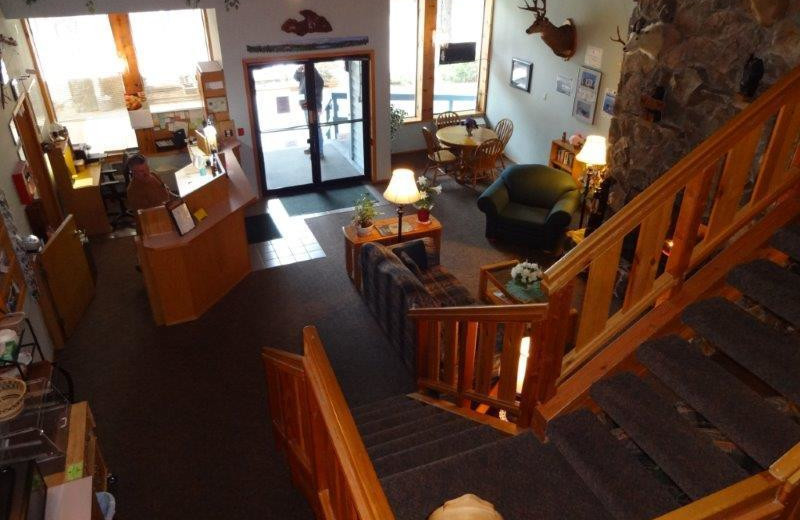 Lobby view at Nisqually Lodge.
