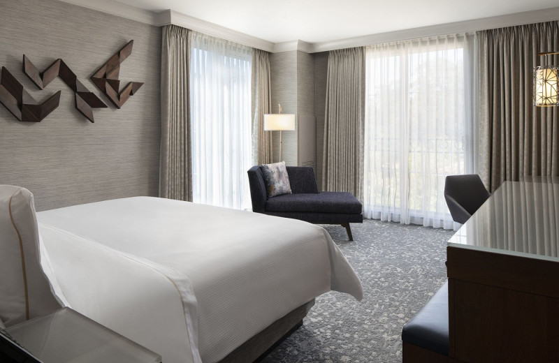 Guest room at The Westin Palo Alto.