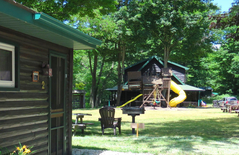 Cabins at Sleeping Bear Resort.