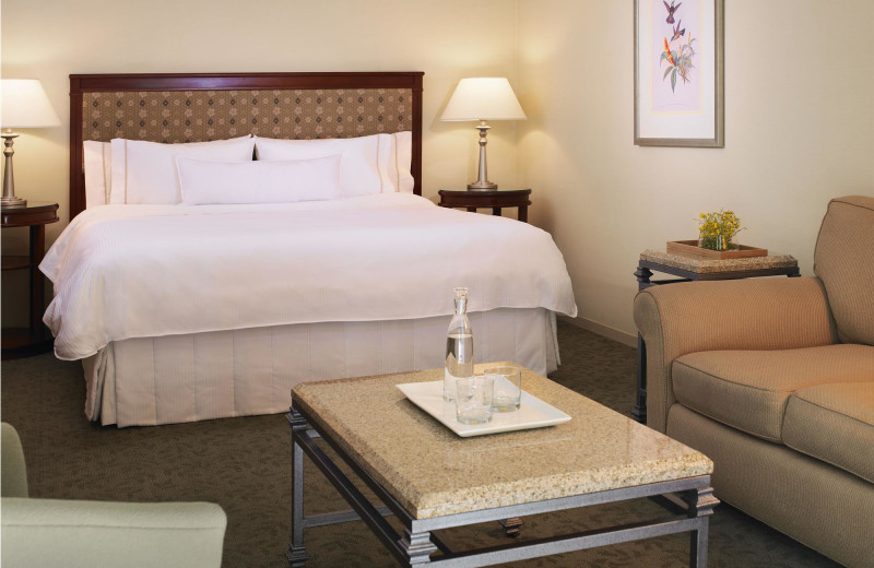 Guest room at The Westin Palo Alto.