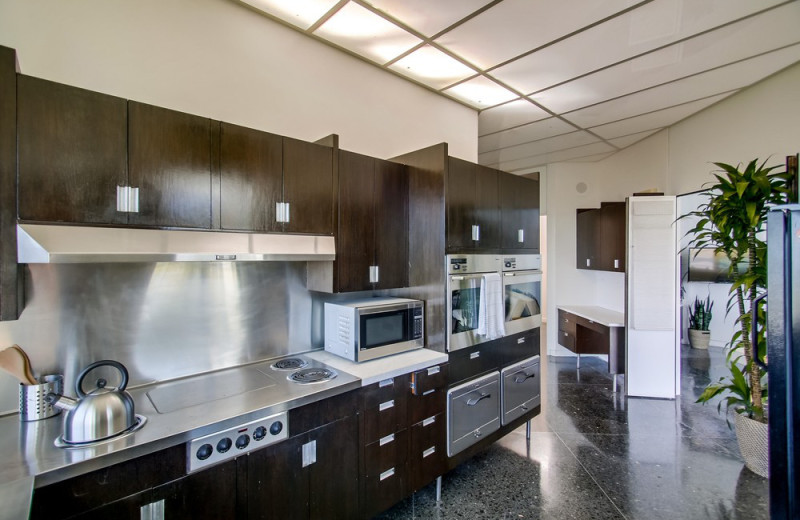 Rental kitchen at Cal Vacation Homes.