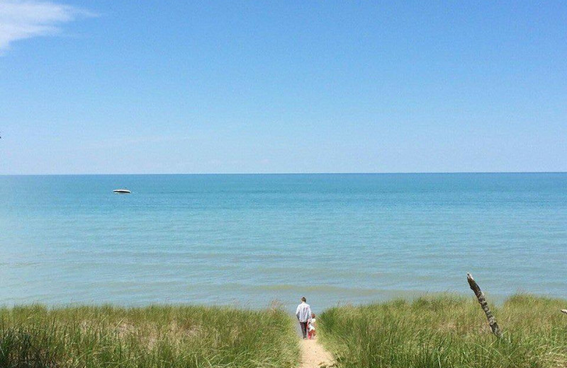 Beach near Idlewyld Inn.