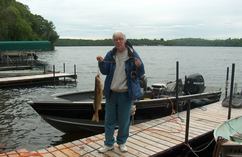 Fishing at East Silent Lake Homes.